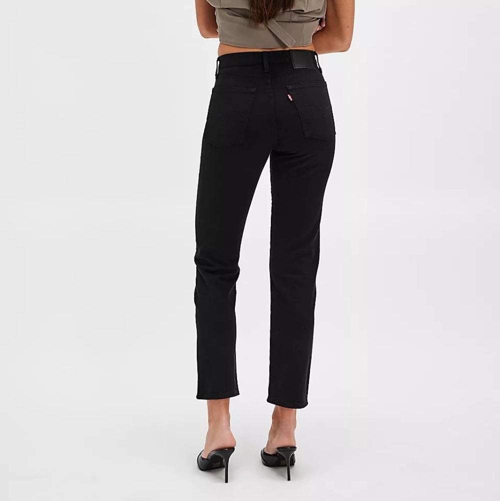 Levi's Wedgie Straight Jeans - 26 - Black